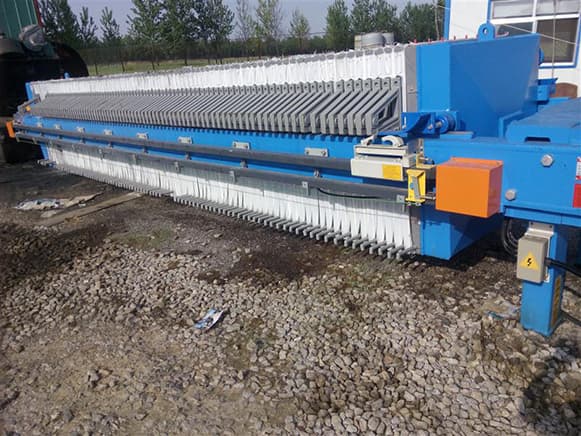 Plate and Frame Type Filter Press for Industrial Sludge Dewa